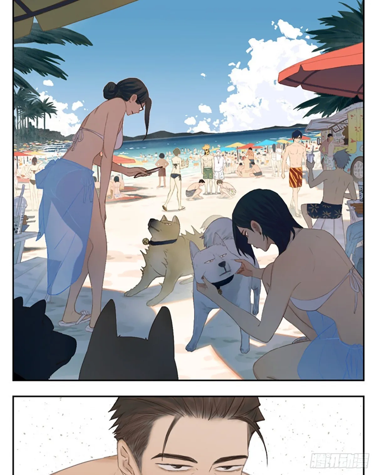 南号尚风漫画在线观看漫画,在海边1图