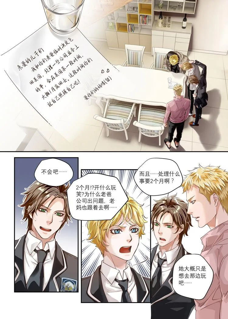 现代管理学院漫画,第一话（上）+人设5图