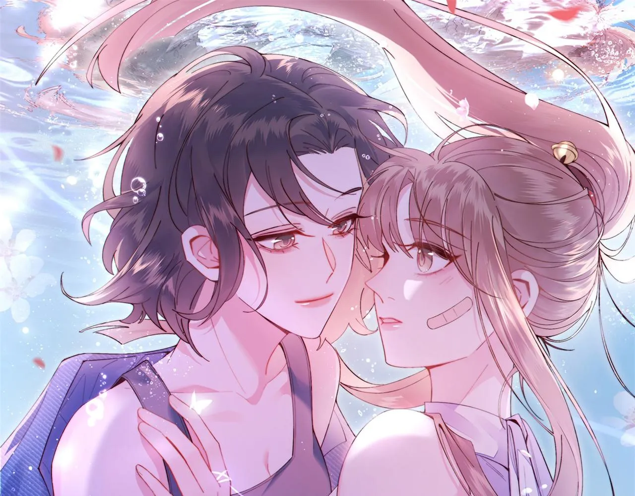 坠蓝原著小说漫画,第14话 难以克制的心动1图