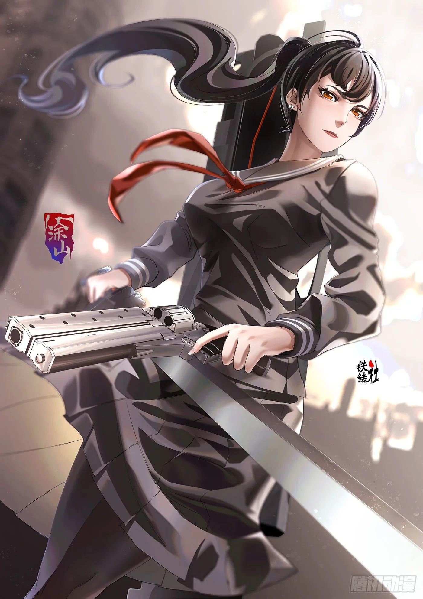 铁姬钢兵百度百科漫画,铁姬番外预告1图