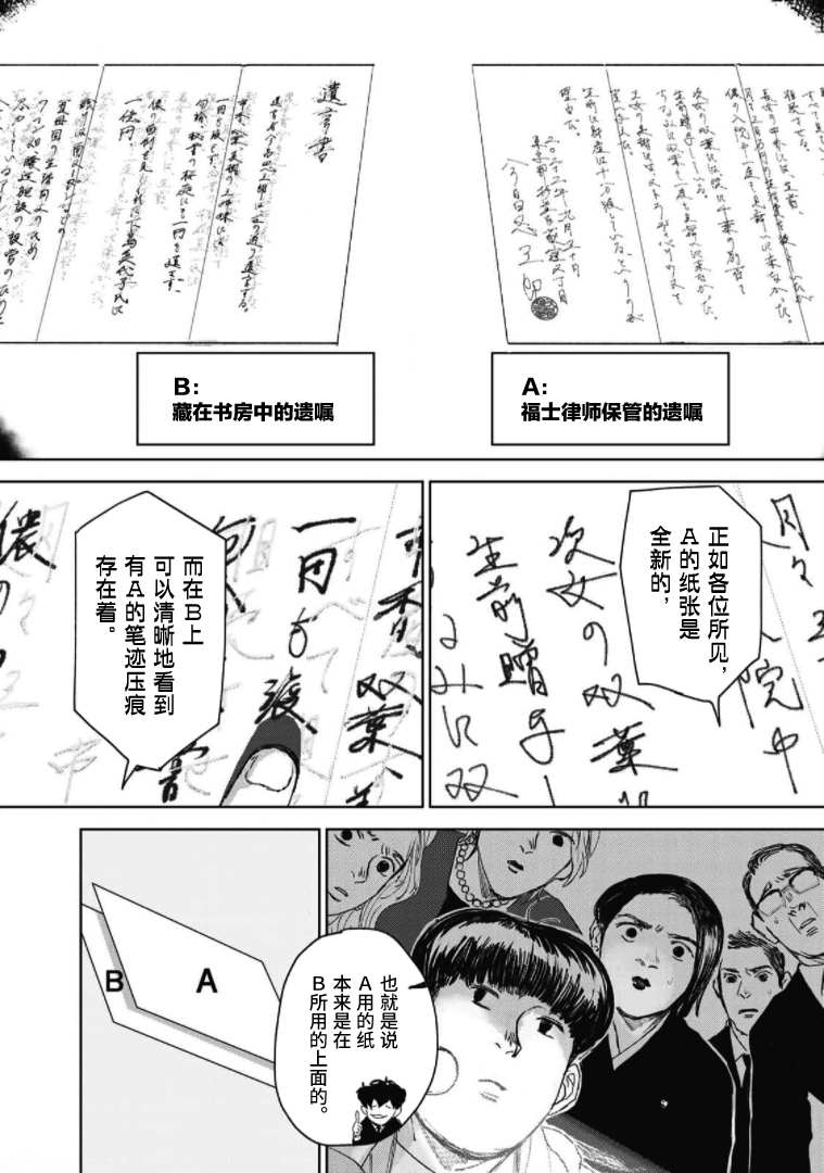 箕城镇漫画,第4话 一位小说家的遗嘱（4）4图
