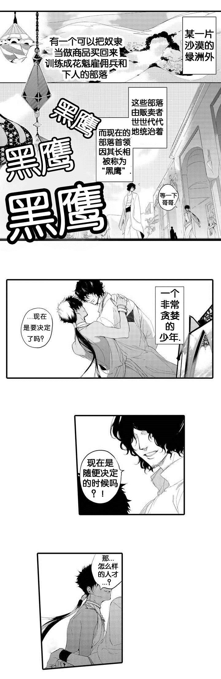 撒哈拉沙漠的猫科动物漫画,第1话1图