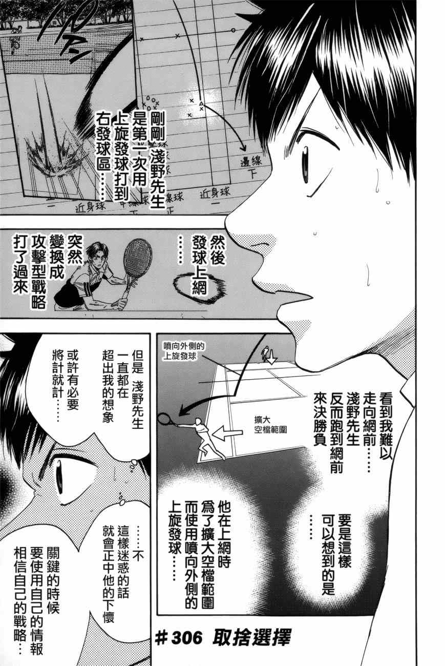 网球优等生最新信息漫画,第306话1图