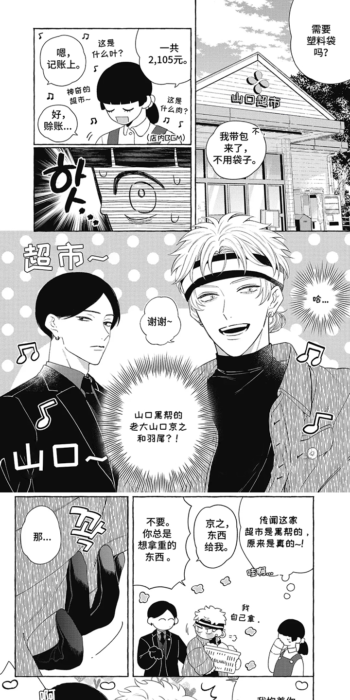 黑帮打架电影陈浩南漫画,第1话1图