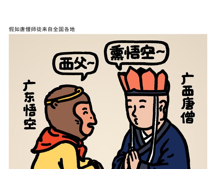 绘心文梦含义漫画,第294话 唐僧师徒说方言1图
