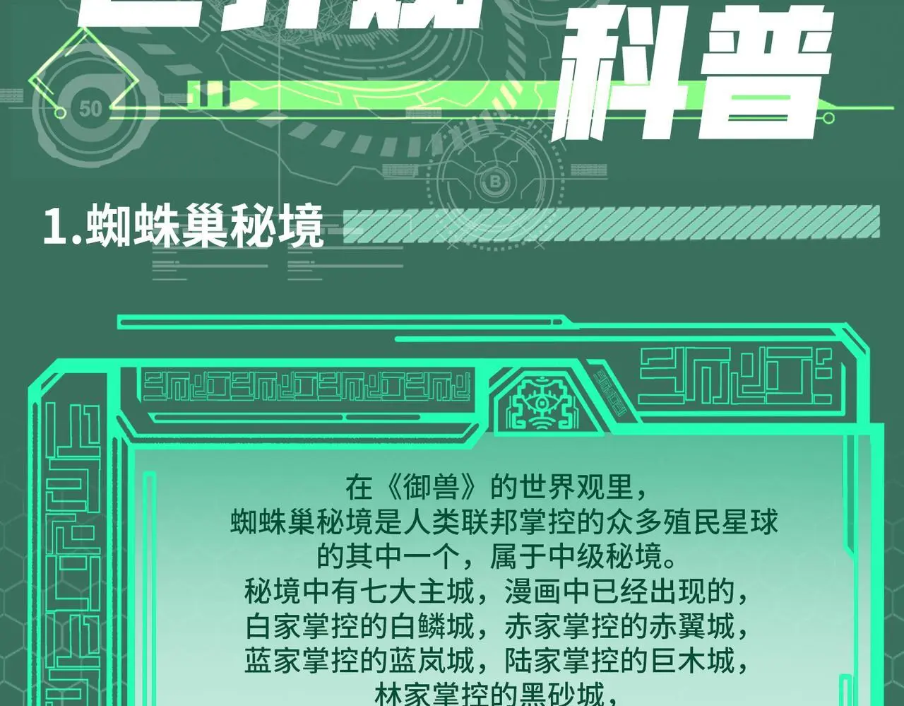 全民御兽开局完美进化美杜莎漫画,第1期 世界观设定科普来了！3图