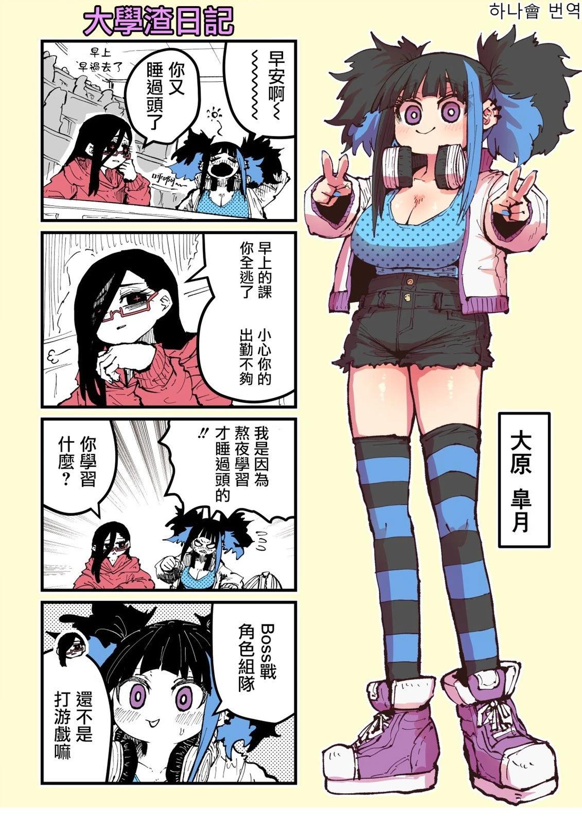 大学日记高逼格漫画,第1话2图